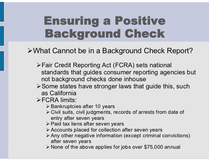 questions on a criminal background check